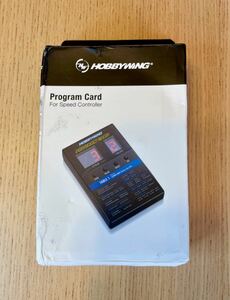 【開封済未使用】HOBBYWING ESCプログラムカード PG-CARD General (外箱潰れ)