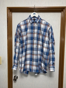 M 美品 22ss DAIWA PIER39 Tech Work Shirts Flannel Plaids チェックシャツ BE-88022 ダイワピア39