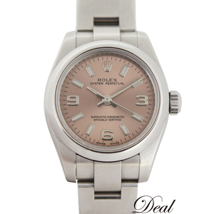 Reloj Rolex Oyster Perpetual 176200 rosa para mujer, Perpetuo, para mujeres, Cuerpo