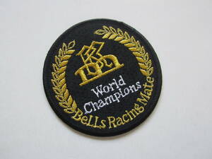 ビンテージ BELL ベル ワールドチャンピオンシップ ヘルメット 日本 メーカー オートバイ バイク ロゴ ワッペン/自動車 作業着 142