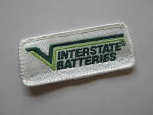 【中古】INTERSTATE BATTERIES インターステート・バッテリーズ ワッペン/ステッカー レーシング F1 自動車 整備 作業着 ビンテージ 133