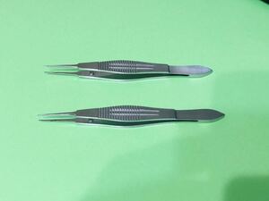  eye . for tweezers approximately 11cm micro tip new goods.(2 pcs set )// pre n tip..