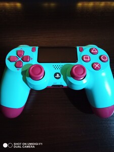 SONY DUALSHOCK4 PS4 ワイヤレスコントローラー ゲオ ベリーブルー