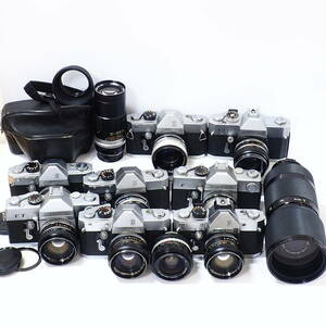 PETRI ジャンク まとめ まとめて 大量 ペトリ V6 II FT C.C Auto 55 1.7 1.8 2 135 3.8 W-KOMURA 24mm 3.5 SIGMA 500 8 栗林写真機械製作所