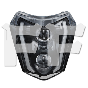 送料無料.. For 2017~2021年式 KTM Headlight EXC XCF SX F..など LED ヘッドライト Eマーク認証品 Hi.Low.ディライト ホワイト MS-KTM1718