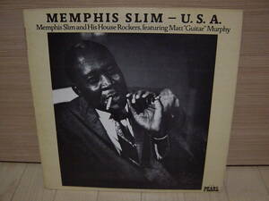 LP[BLUES] MEMPHIS SLIM U.S.A. PEARL 1978 メンフィス・スリム