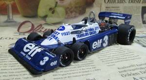 * очень редкий распроданный *EXOTO*1/18*1977 Tyrrell Ford P34 6 Wheel #3 elf 1977 Monaco GP*Ronnie Peterson