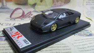 ★激レア絶版*世界20台*MR*1/43*Lamborghini Murcielago Monterey 2005 ブラックカルボニウム*ランボ≠BBR