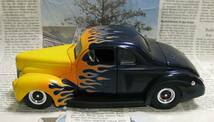 ★絶版★ダンバリーミント*1/24*1940 Ford Deluxe Coupe Hot Rod ミッドナイトブルー_画像5