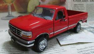 * out of print * Franklin Mint *1/24*1996 Ford F-150 XLT Pickup red 