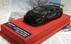 * world 25 pcs *LOOKSMART*1/43*Lamborghini Gallardo LP570-4 Super Trofeo gloss black ≠BBR,MR