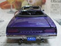 ★絶版★世界252台*GMP*1/18*1970 Plymouth Road Runner Convertible プラムクレイジー≠EXOTO_画像8