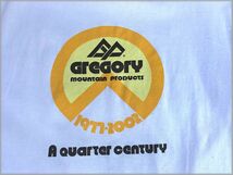 ★GREGORY　グレゴリー　USA製　Tシャツ　25周年　1977-2002　size S★検 ビンテージ アウトドア 古着 90s_画像6