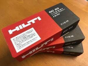 新品未使用 HILTI ガス缶 GC20 GX120用 3箱 2本入り×3箱