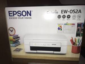 【新品 未開封】 EPSON A4カラー インクジェット複合機 EW-052A 保証付 プリンター 付属品有り … インク エプソン brother ブラザー