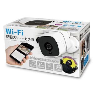 WiFi搭載 防犯スマートカメラ 防犯カメラ ネットワークカメラ 屋内 屋外 自動検知機能 暗視モード 自動録画