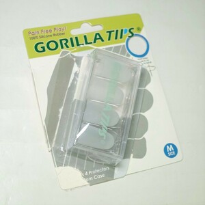 [ used ][ not covered by guarantee ] Gorilla Tips Medium Clear / t33601 guitar base etc.. stringed instruments from finger .... tool [.. packet correspondence possibility ]