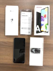 (2415) docomo GALAXY A41 SC-41A ブラック SIMフリー 開封未使用品 出荷状態に初期化完了