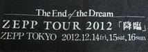 LUNA SEA The End of the Dream ZEPP TOUR 2012「降臨」ZEPP TOKYO 2012.12.14fri,15sat,16sun東京限定タオル河村隆一SUGIZO小野瀬潤INORAN_画像7