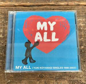 ★邦楽★J-POP★CD★DVD★ベスト★アルバム★MY ALL★YUKI KOYANAGI★小柳ゆき★SINGLES★1999-2003★音楽★ミュージック★帯付★国内盤★