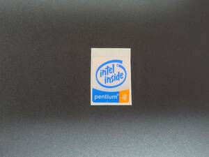 Intel inside pentium4 エンブレムシール ① 19mm×24mm