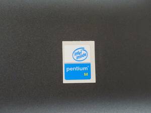 Intel inside pentium M エンブレムシール 16mm×21mm