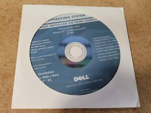 DELL Windows 7 Professional SP1 32-Bit Reinstallation 未開封 DVD