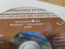 DELL Windows 7 Ultimate SP1 32-Bit Reinstallation 未開封 DVD_画像2