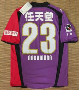 正規品 2011-12 京都サンガF.C.#23 中村 充孝(市立船橋高校/鹿島アントラーズ/山形/いわてグルージャ盛岡)ホーム用 半袖 ユニフォーム カズ