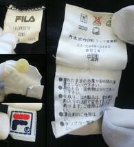 ●FILA*サイズM*半袖ポロシャツ*綿100％*黒*ブラック*レディース*シンプル*ゴルフ*テニス*スポーツウェア*カジュアル*普段着*フィラ #5078_画像7