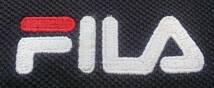 ●FILA*サイズM*半袖ポロシャツ*綿100％*黒*ブラック*レディース*シンプル*ゴルフ*テニス*スポーツウェア*カジュアル*普段着*フィラ #5078_画像5