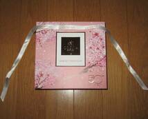 ５０周年記念GODIVA(ゴディバ)のサブレショコラ桜の空箱＆リボン　　　　　金×ピンク　50thANNIVERSARY_画像1