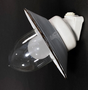 【レア。ミニシェード】ドイツ ウォール ライト カントリー アンティーク ビンテージ ランプ 照明 バウハウス 店舗什器 シャビー Gras 鏡