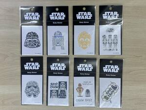  new goods *STAR WARS Star Wars body sticker body seal 8 pieces set Halloween cosplay 