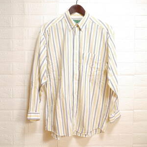 F24 * Grand-Slam Munsingwear * Grand s Ram Munsingwear wear long sleeve shirt yellow / stripe used size SA