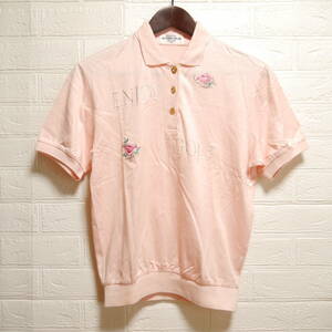F24 □ Grand-Slam Munsingwear □ グランドスラム マンシングウェア　ポロシャツ　ピンク　中古　サイズＭ