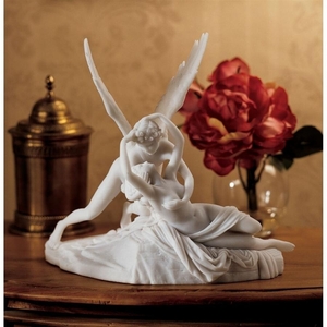 キューピッド＆プシュケの彫像 カノーヴァ『アムールとプシュケ（エロスの接吻で目覚めるプシュケ）』ルーヴル美術館