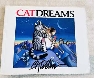 【洋書】Cat Dreams / 90年代ビンテージイラスト集 /クリバンキャット