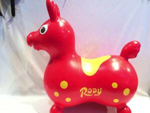 #6853#RODYroti toy for riding baby baby Italy red red 