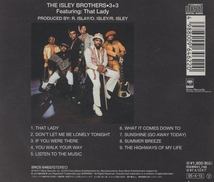 アイズレー・ブラザーズ THE ISLEY BROTHERS / 3＋3 / 1995.04.13 / 11thアルバム / SRCS-6462_画像2