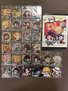 鬼滅の刃 ディフォルメシールウエハース 其の四 フルコンプリート28枚セット ☆コレクションファイル付き☆