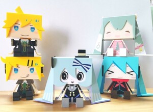 初音ミク 鏡音リン 鏡音レン グラフィグ フィギュア 5個セット グッスマくじ