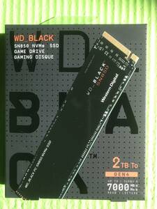 ウエスタンデジタル WesternDigital M.2 2280 NVMe PCIe Gen4x4 SSD WD Black SN850 2.0TB WDS200T1X0E