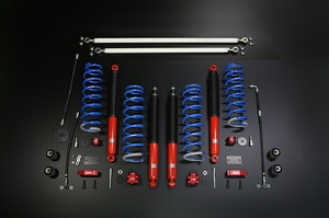 モンスタースポーツ XCLハイトアップサスペンションセットtype-SS パッケージB ラテラル/ゴムブッシュ ジムニー JB23W 04.10～(5型～) 4WD