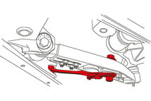 AMTECS アムテックス 調整式トレーリングリンク (アルミ製) ポルシェ 911 (997/996) 1999～2011 GT2/GT3以外_画像2