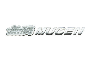 MUGEN 無限 メタルロゴエンブレム クロームメッキ×ホワイト オデッセイ RC1 RC2 2013/11～2014/12