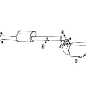 FUJITSUBO フジツボ マフラー レガリスR スカイライン GF-ER34 H10.5～H13.6 RB25DE 25GT 4ドア ※個人宅発送可の画像7