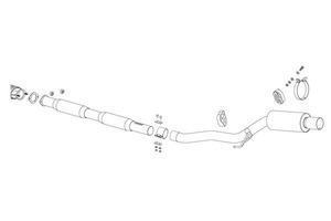 FUJITSUBO フジツボ マフラー RM01A ランサーエボリューションVIII GH-CT9A H15.1～H17.3 4G63 ※個人宅発送可