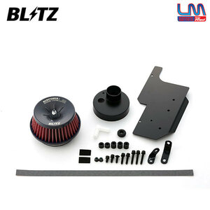 BLITZ ブリッツ サスパワー コアタイプLM レッド エアクリーナー アルトワークス HA36S 2015/12～ R06A(Turbo) 2WD/4WD共通