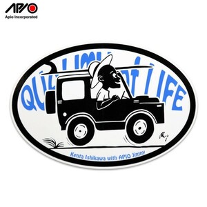 APIO アピオ Quality of Life ステッカー